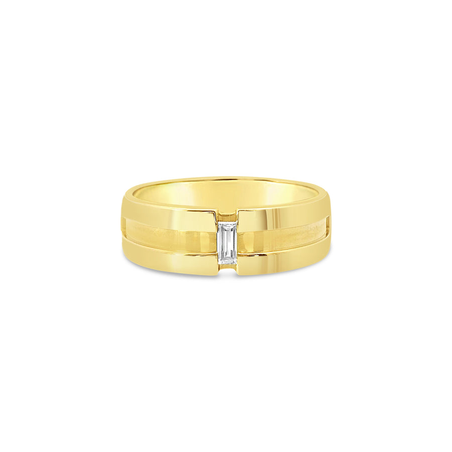 Baguette Diamond Gold Band