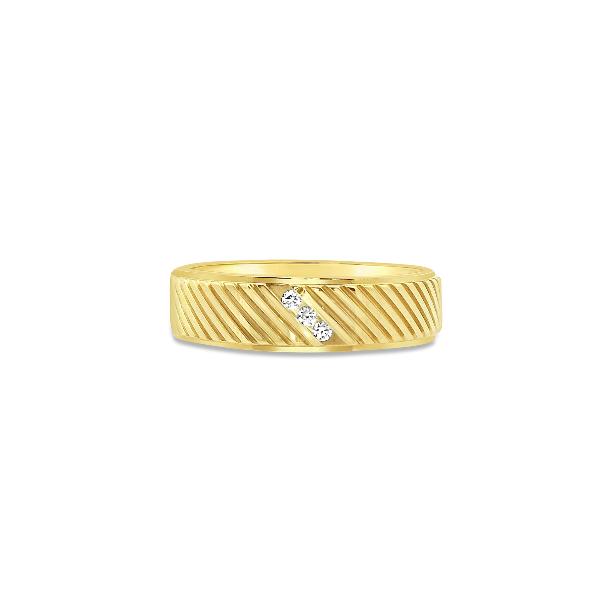 Diamond Gold Band