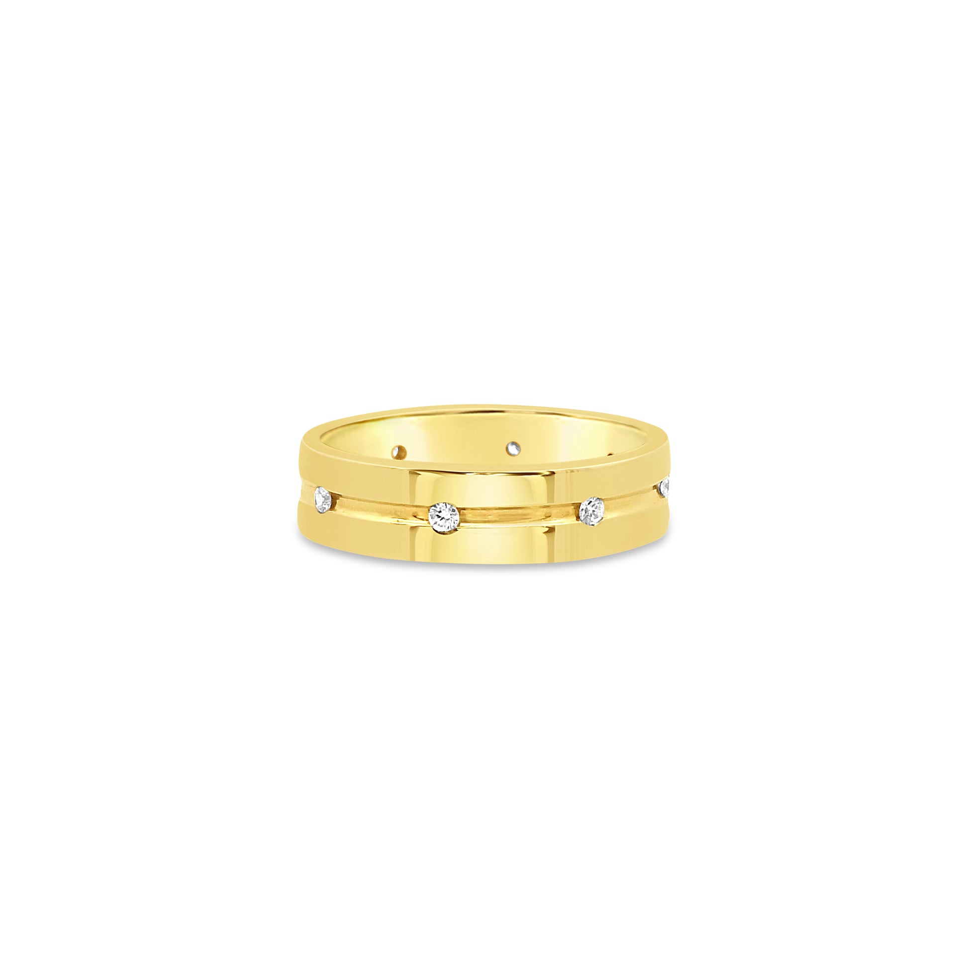 Diamond Gold Band