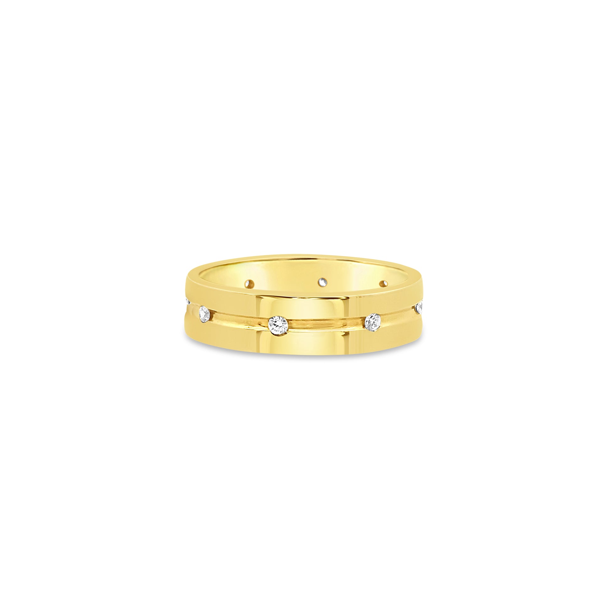 Diamond Gold Band