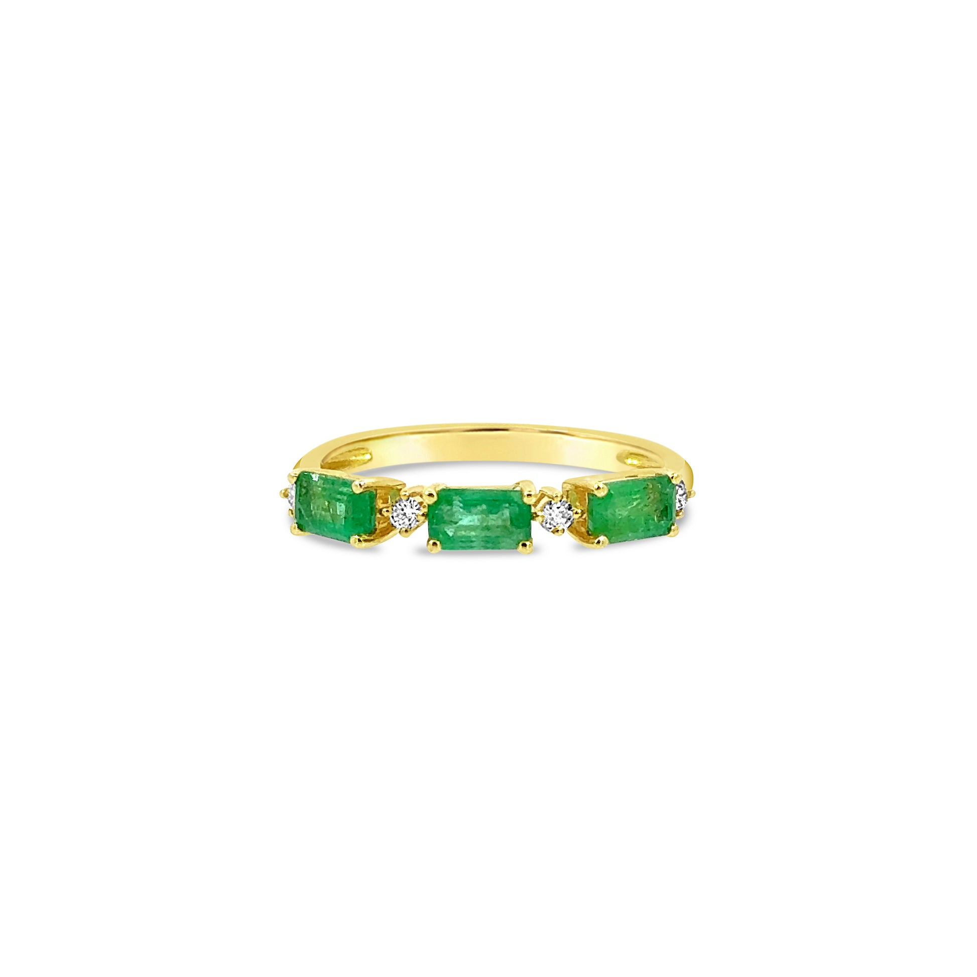 Emerald and Diamond Ring