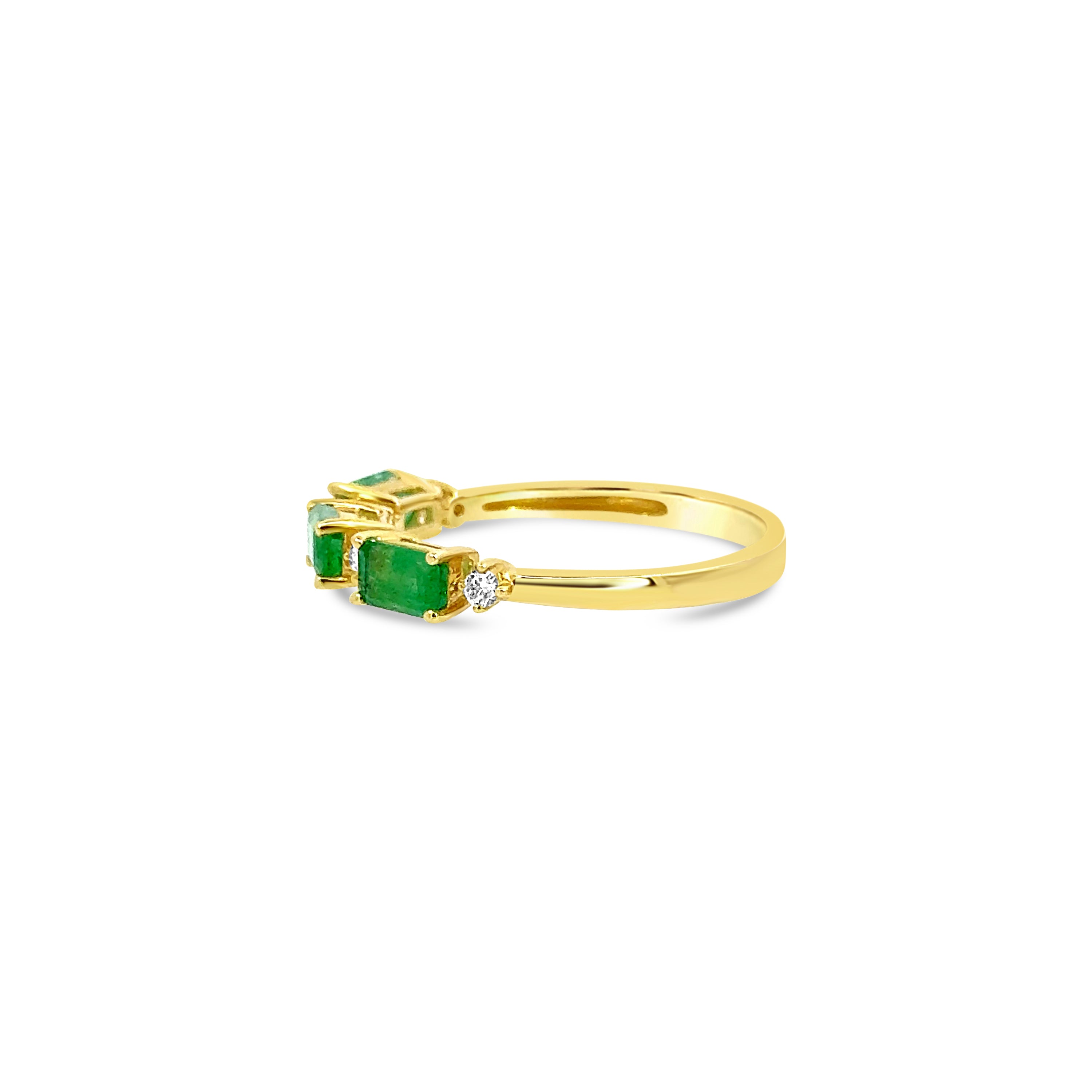 Emerald and Diamond Ring