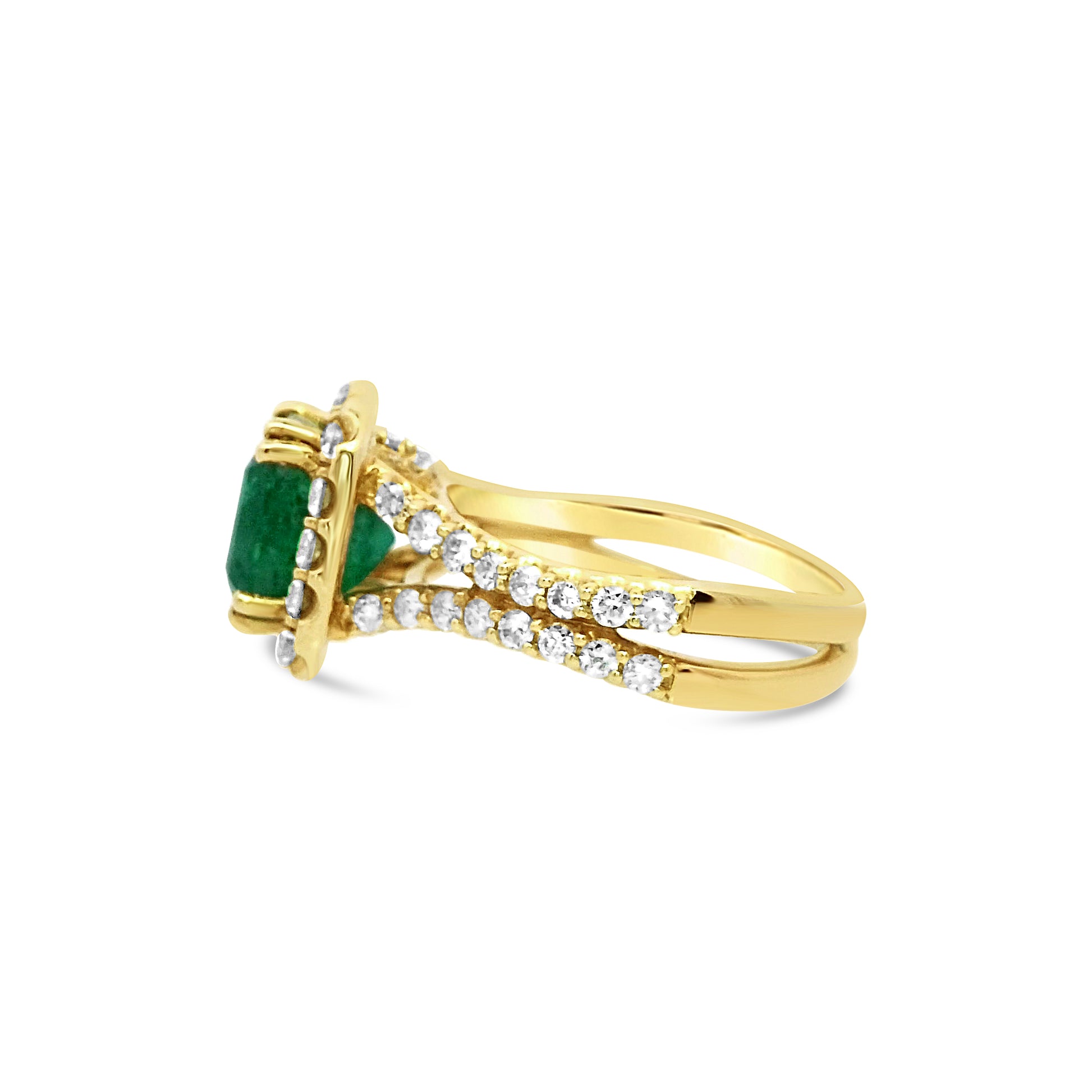 Emerald and Diamond Ring