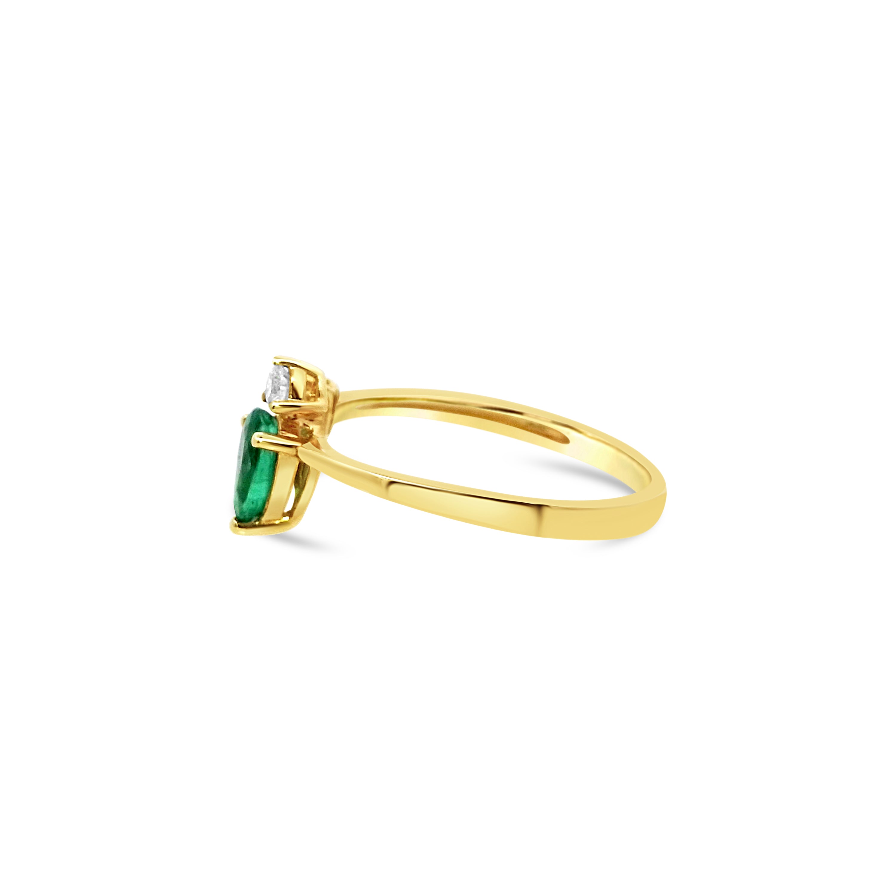 Emerald and Diamond Ring