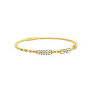 Flexible Pave Diamond Bangle