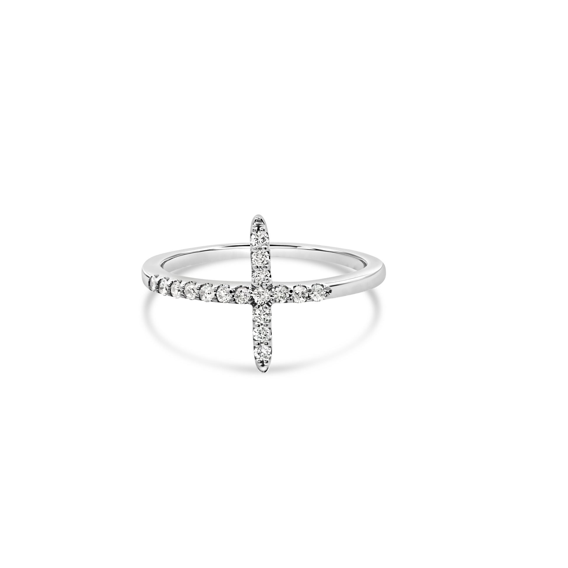 Diamond Cross Ring