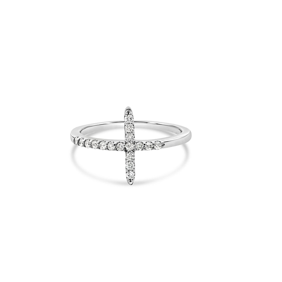 Diamond Cross Ring