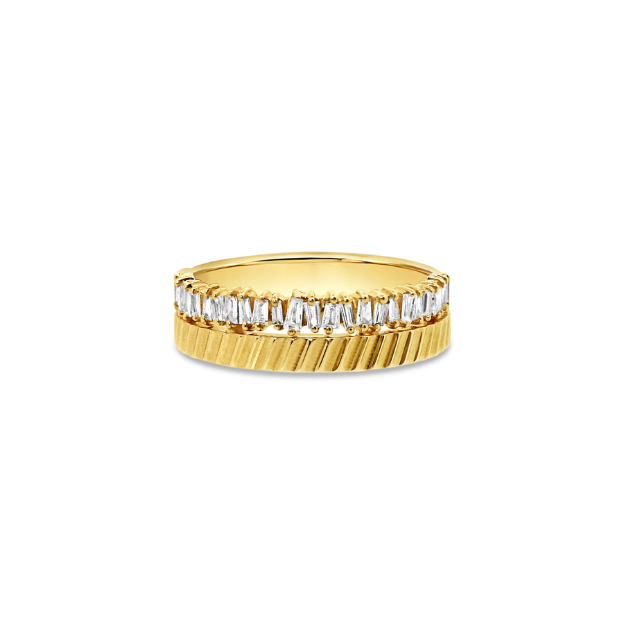 Baguette diamond Band