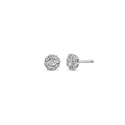 Antique Stlye Diamond Cluster Studs