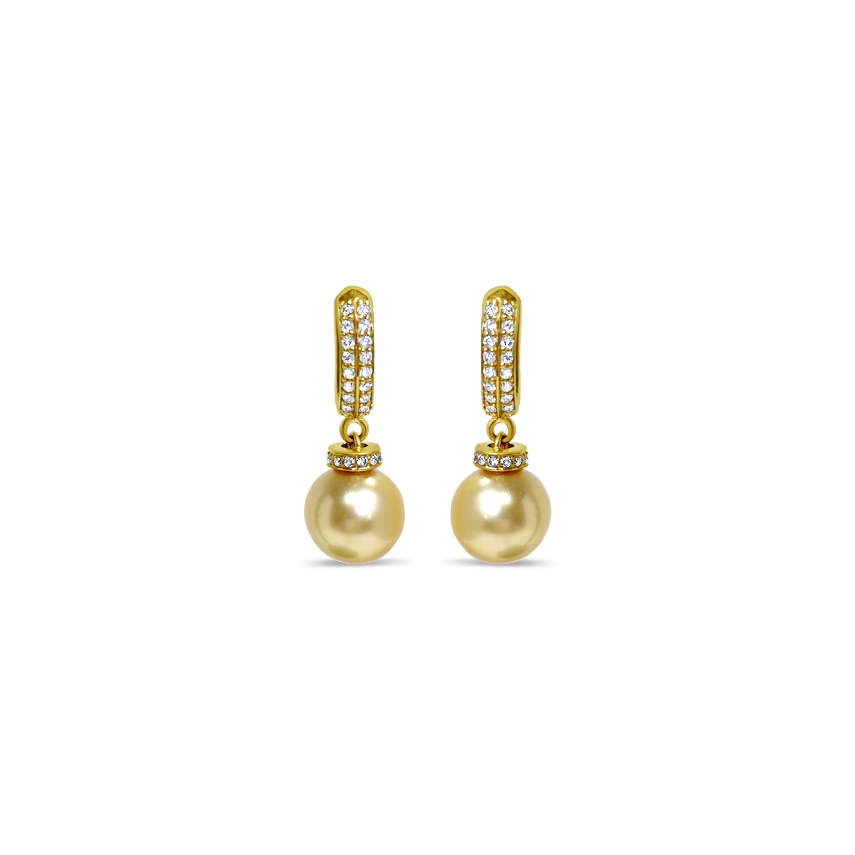 Pearl and Diamond Earrings