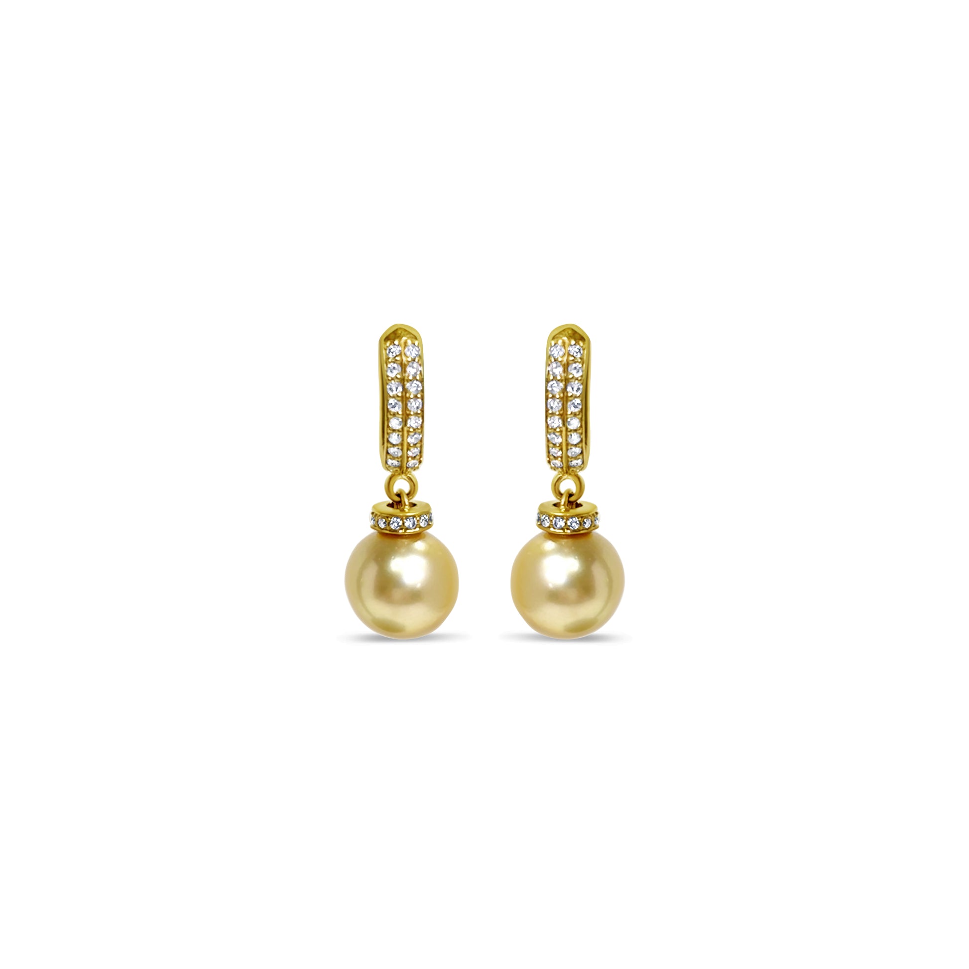 Pearl and Diamond Earrings