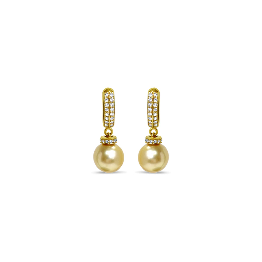 Pearl and Diamond Earrings