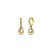 Pearl and Diamond Earrings