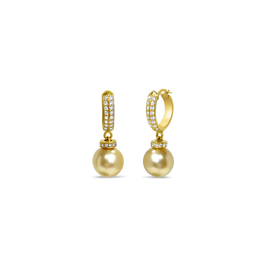 Pearl and Diamond Earrings