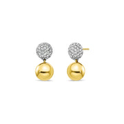 Pave Diamond Ball Studs