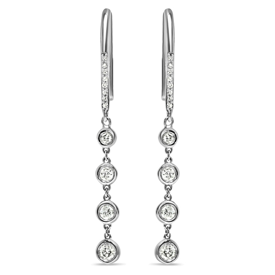 Diamond Drop Earrings