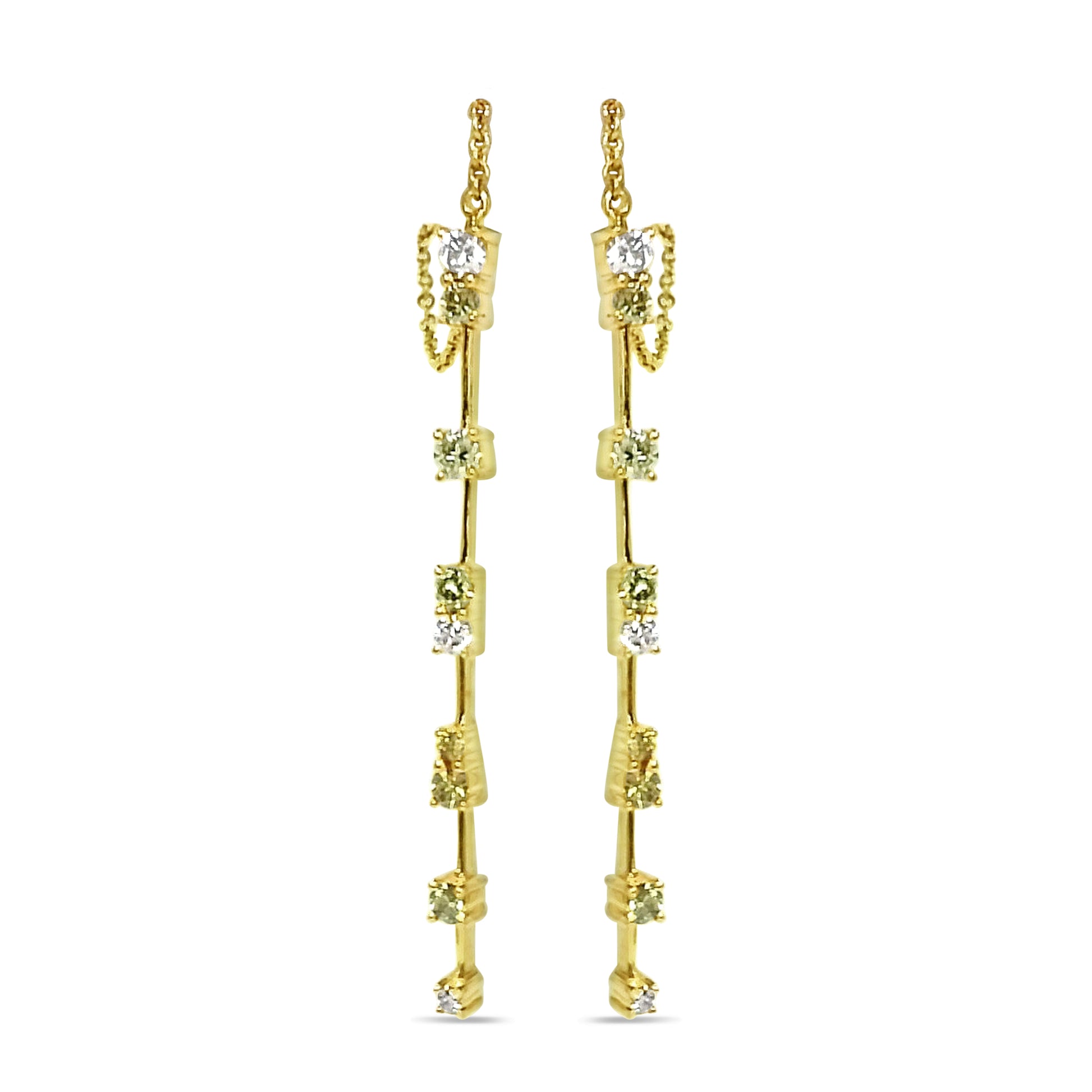 Threader Diamond Earrings