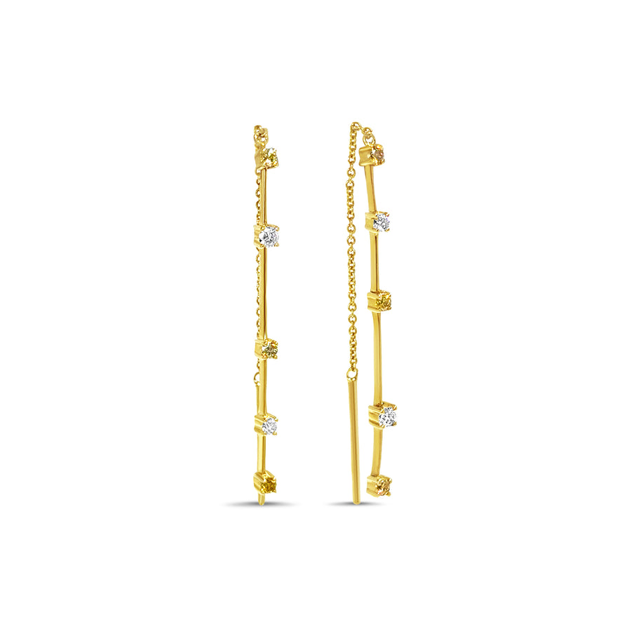 Diamond Threader Earrings