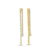 Modern Diamond Earrings