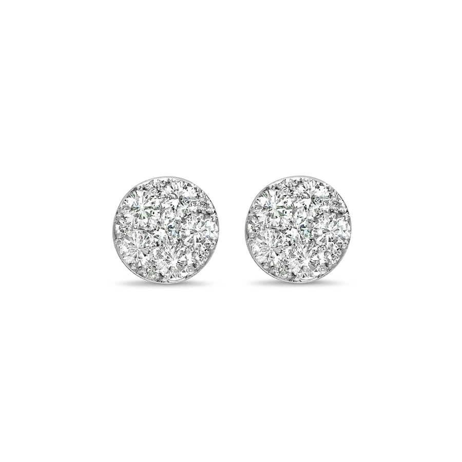 Diamond Cluster Studs