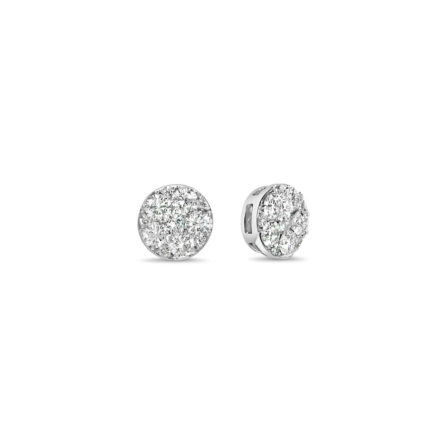 Diamond Cluster Studs