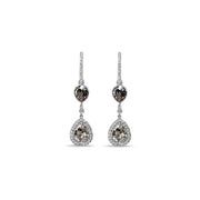 Salt and Pepper Diamond Earrings