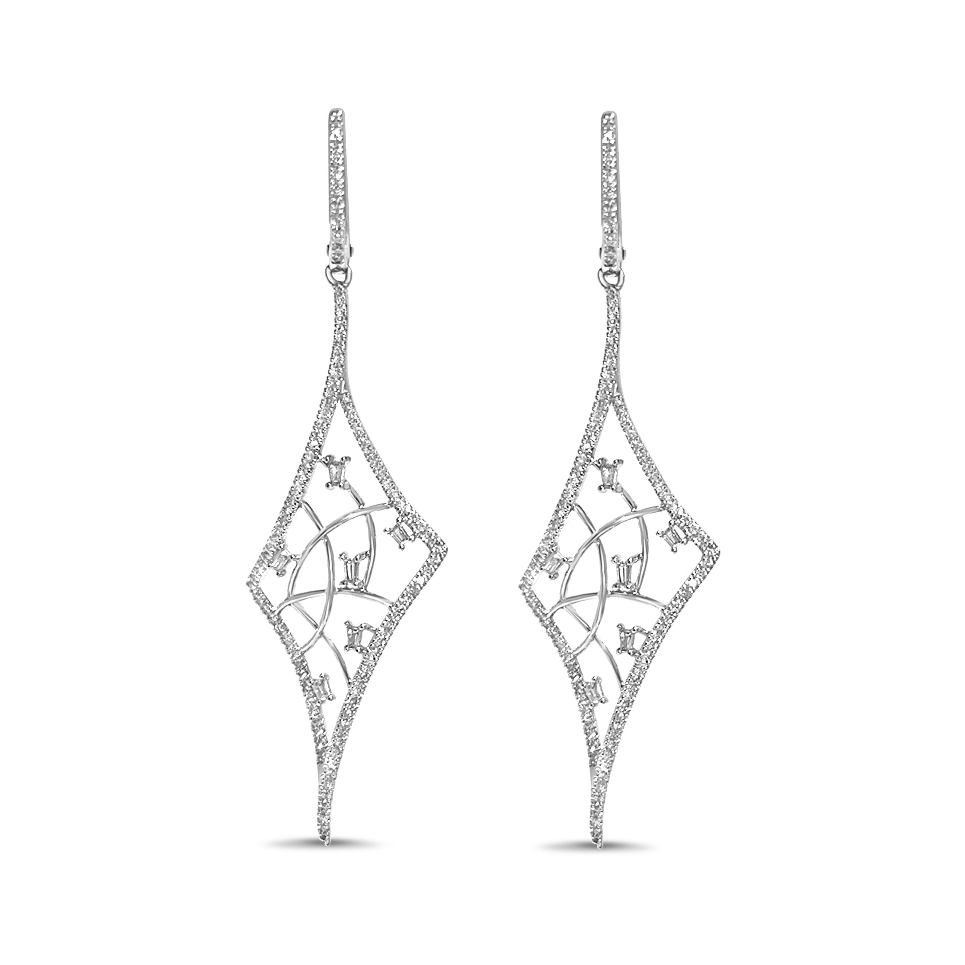 Diamond Drop Earrings