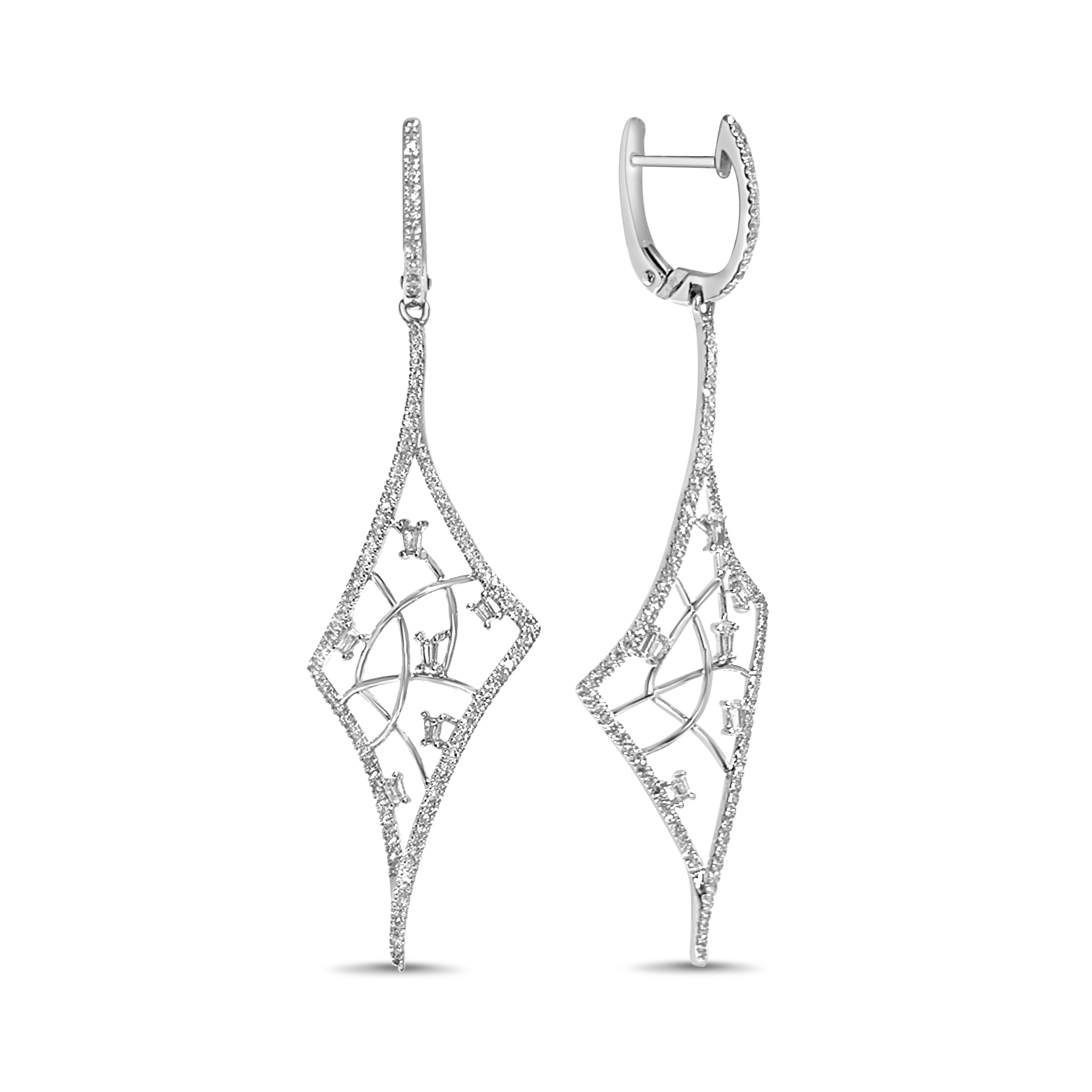 Diamond Drop Earrings