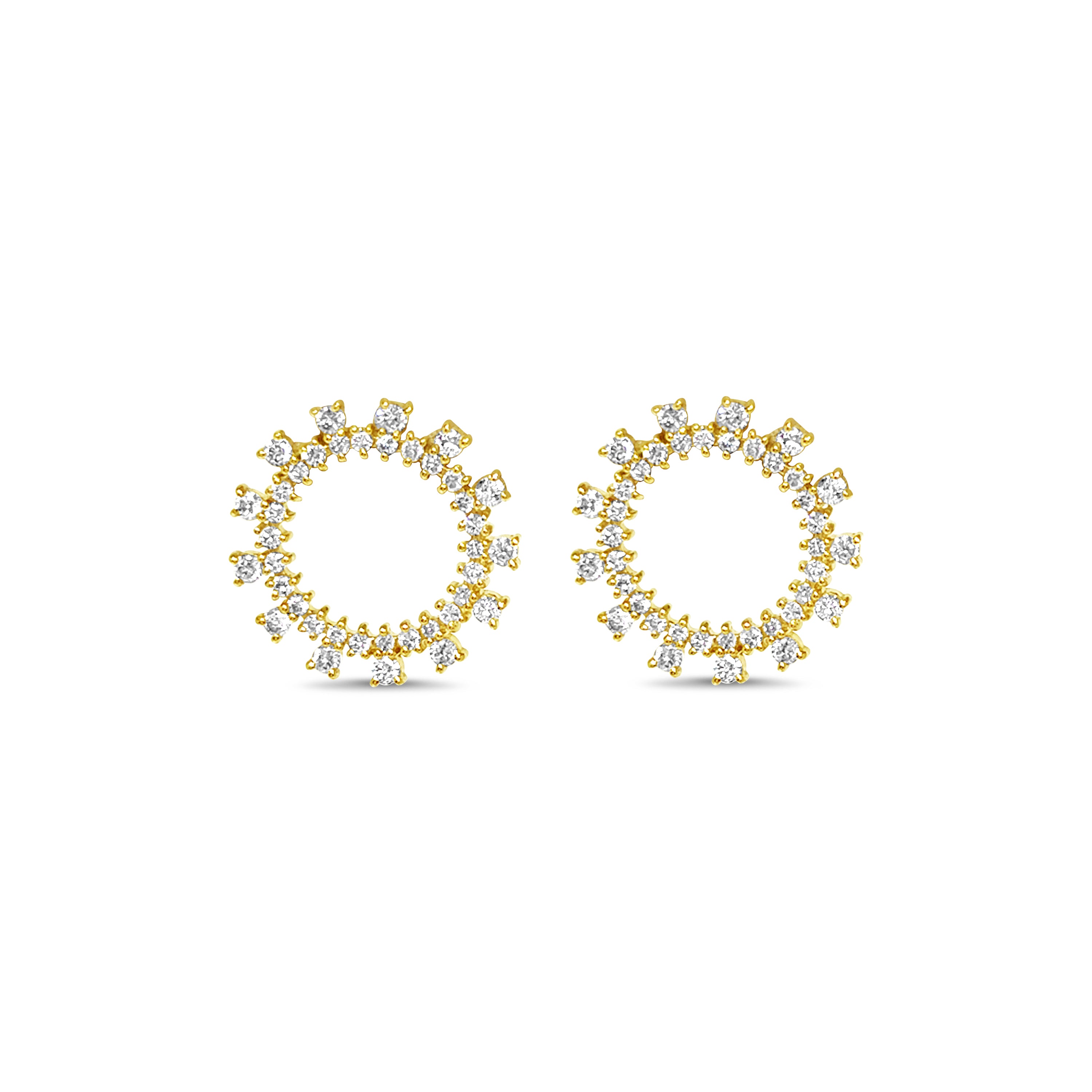 Open Burst Diamond Studs