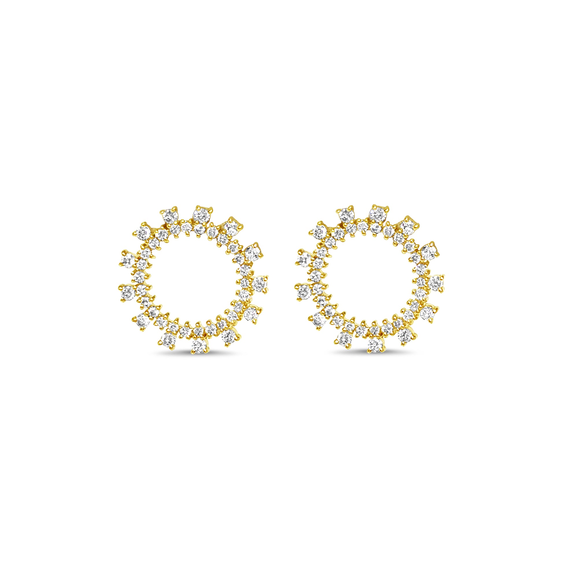 Open Burst Diamond Studs