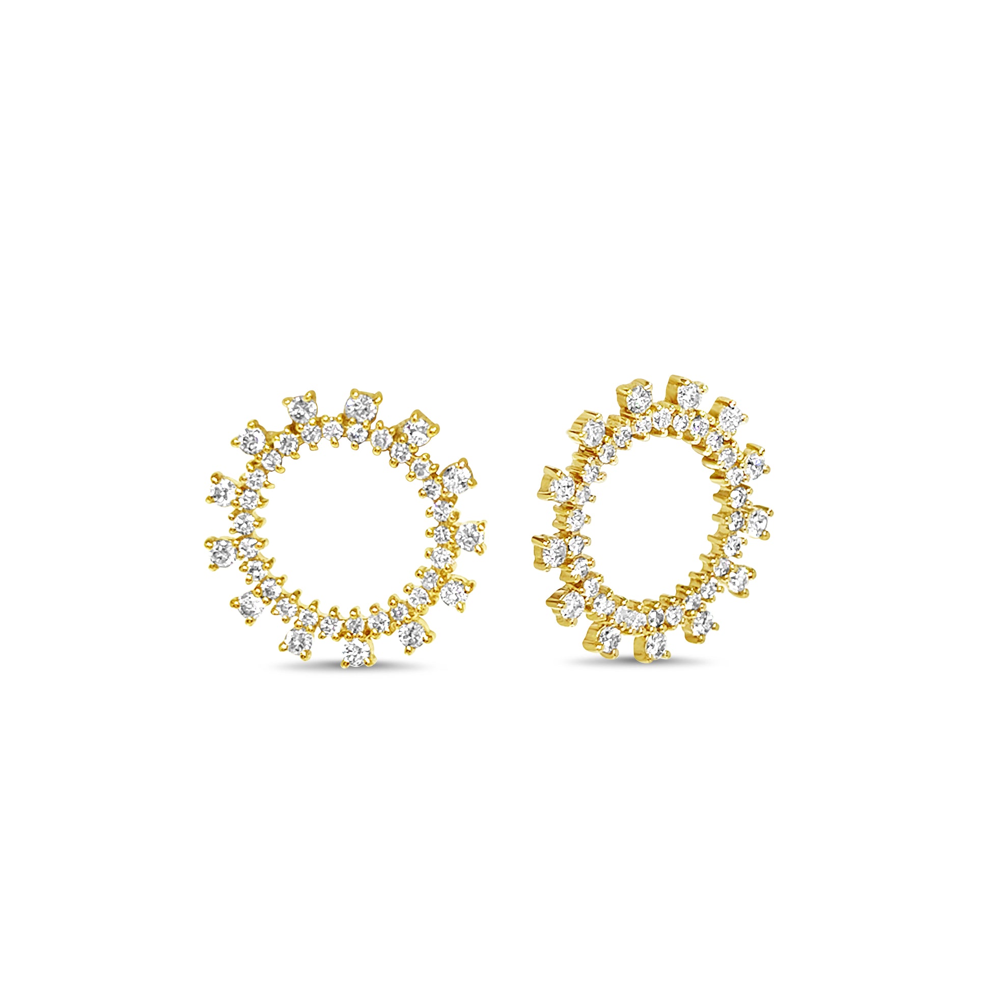 Open Burst Diamond Studs