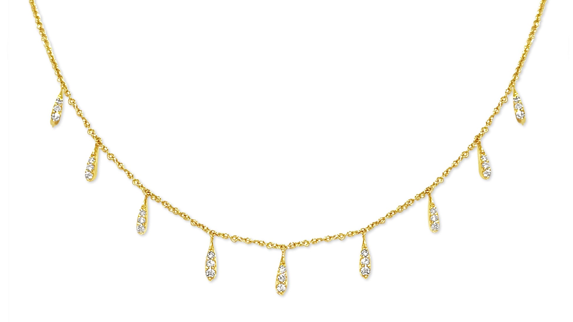 Diamond and Gold Necklace