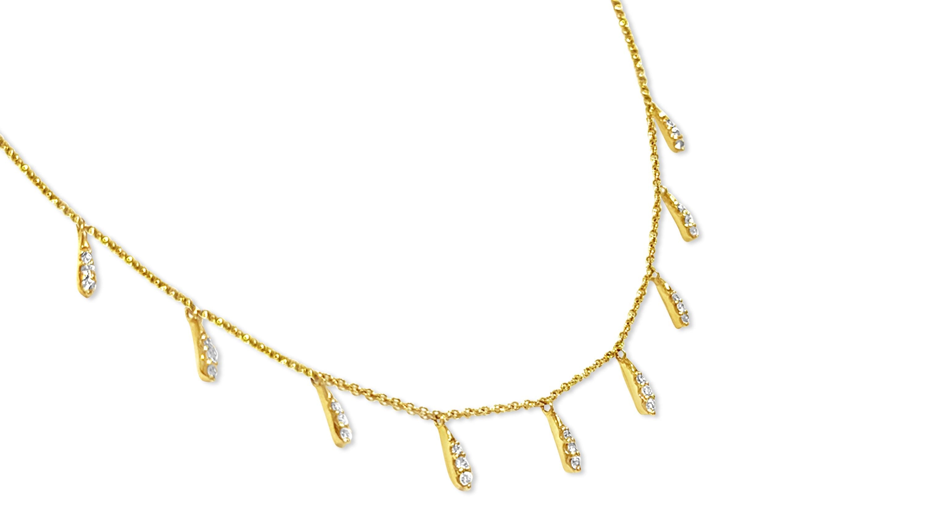 Diamond and Gold Necklace