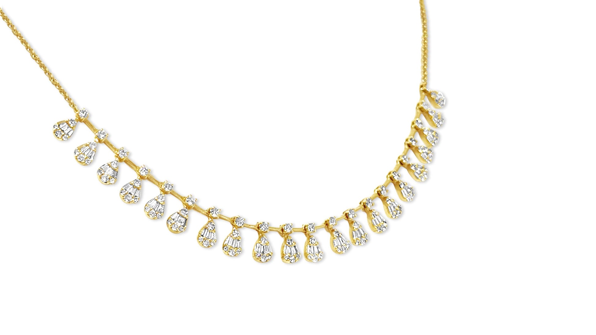 Diamond and Gold Necklace