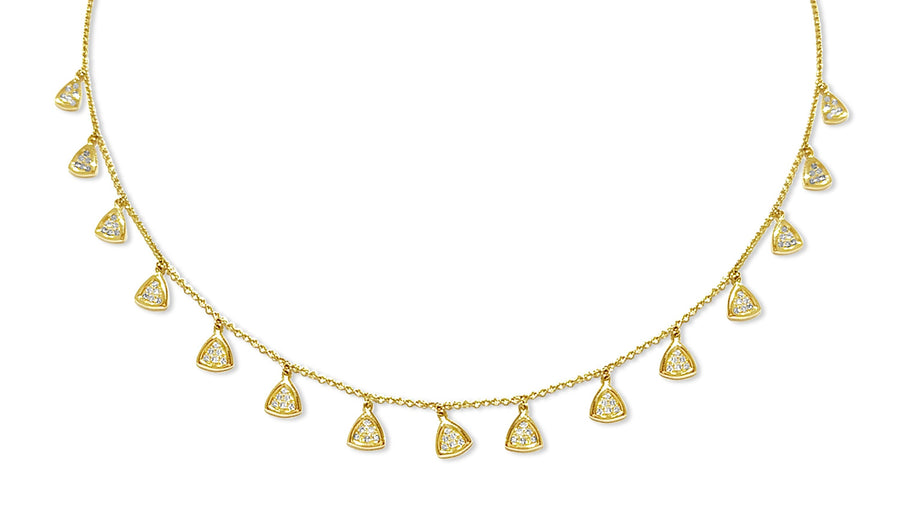 Diamond and Gold Necklace