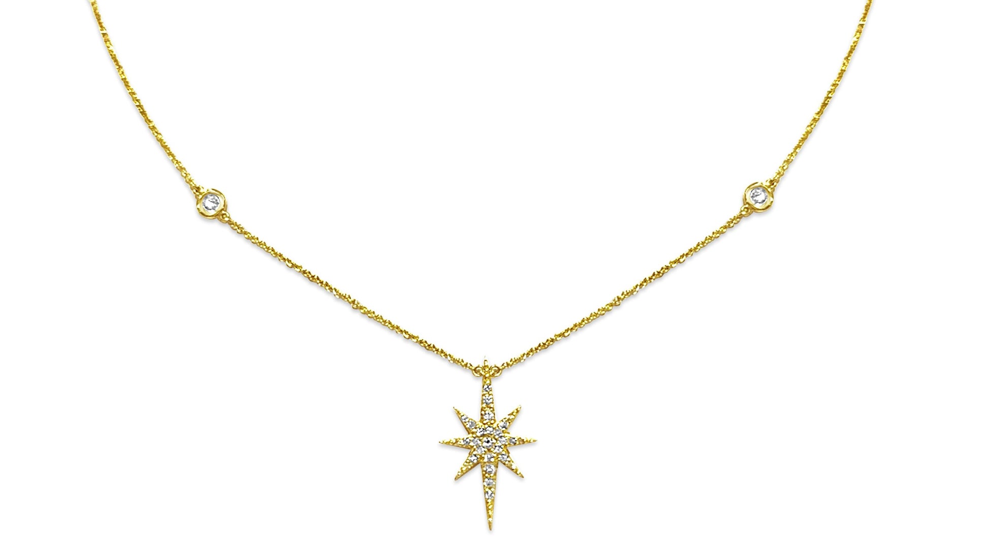 Diamond North Star Necklace