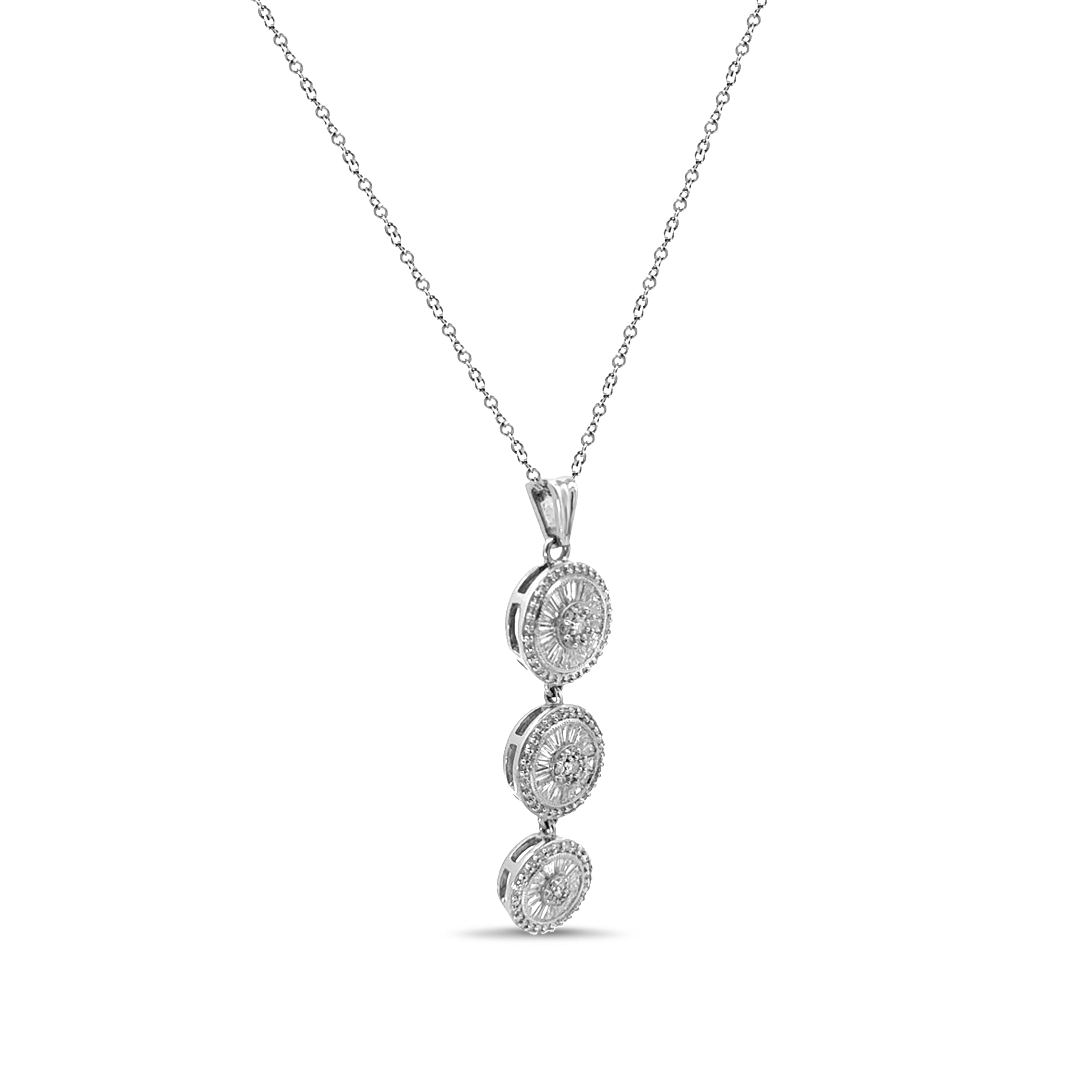 Diamond Baguette Necklace