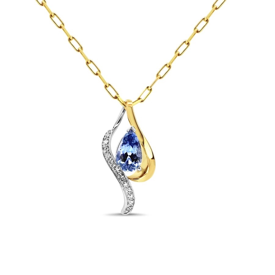 Tanzanite and Diamond Necklace