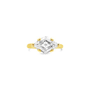 Lozenge Diamond Engagement Ring