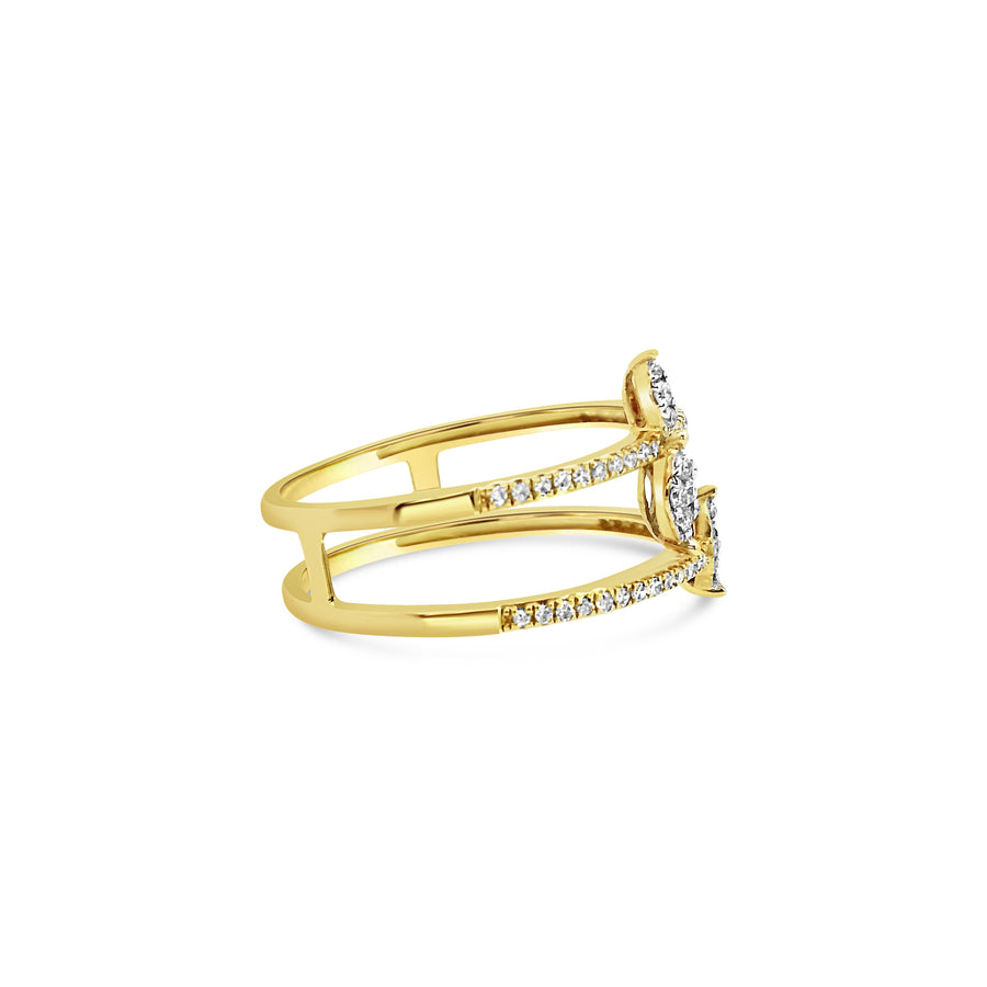 Diamond and Gold Ring