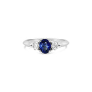 Sapphire and Diamond Ring