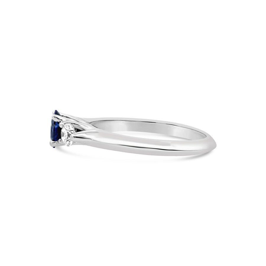 Sapphire and Diamond Ring